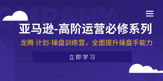 （11625期）亚马逊-高阶运营必修系列，龙腾 计划-操盘训练营，全面提升操盘手能力-飞哥网创